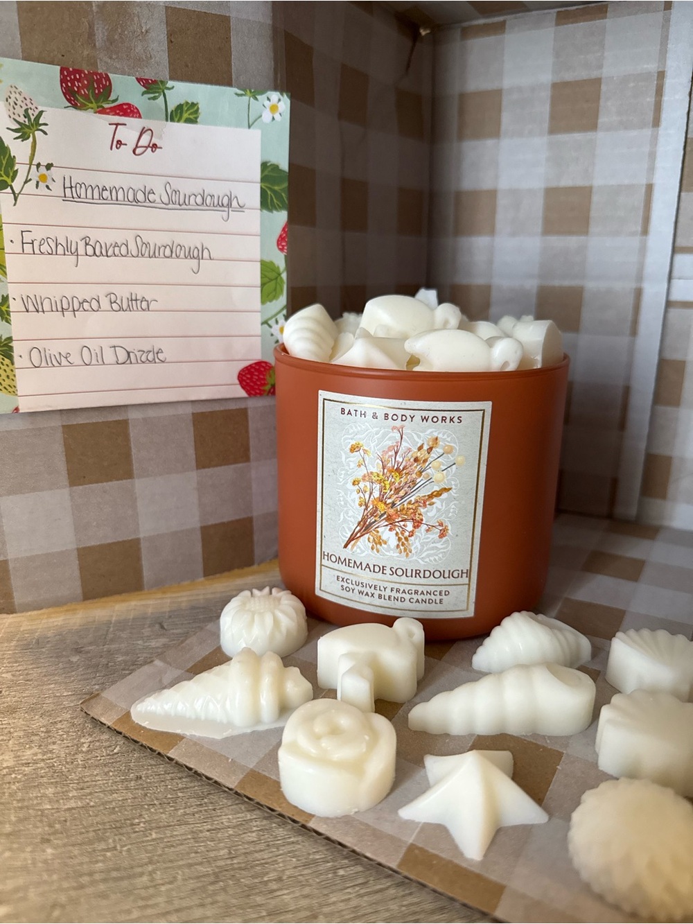 Homemade Sourdough wax melts